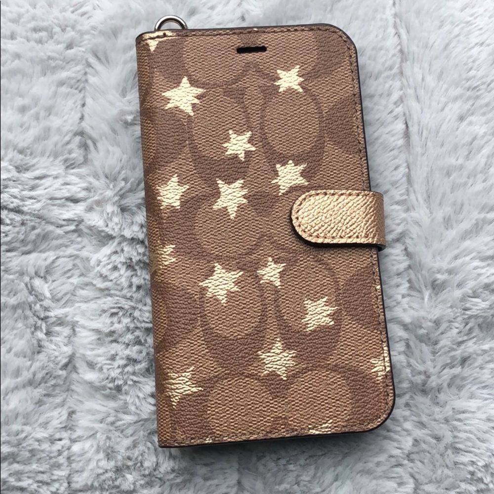 Coach iPhone X wallet case